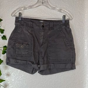 Time & Tru High Rise Grey Jean Shorts - Size 4